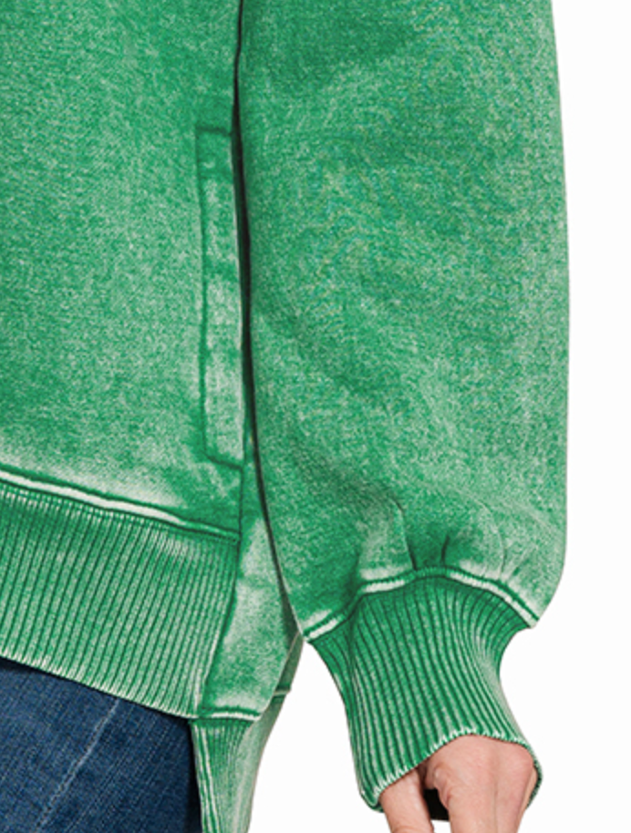 Acid Wash Hi~Lo Hem FOREST