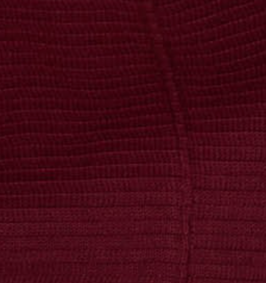 Exposed Seam Textured Polo WINE