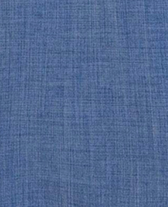 Chambray V~Neck Roll up 3/4 Sleeve