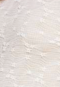 Floral Mesh Long Sleeve IVORY