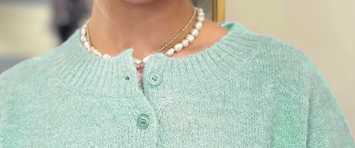 Boxy Button Down Cardi Sweater MINT