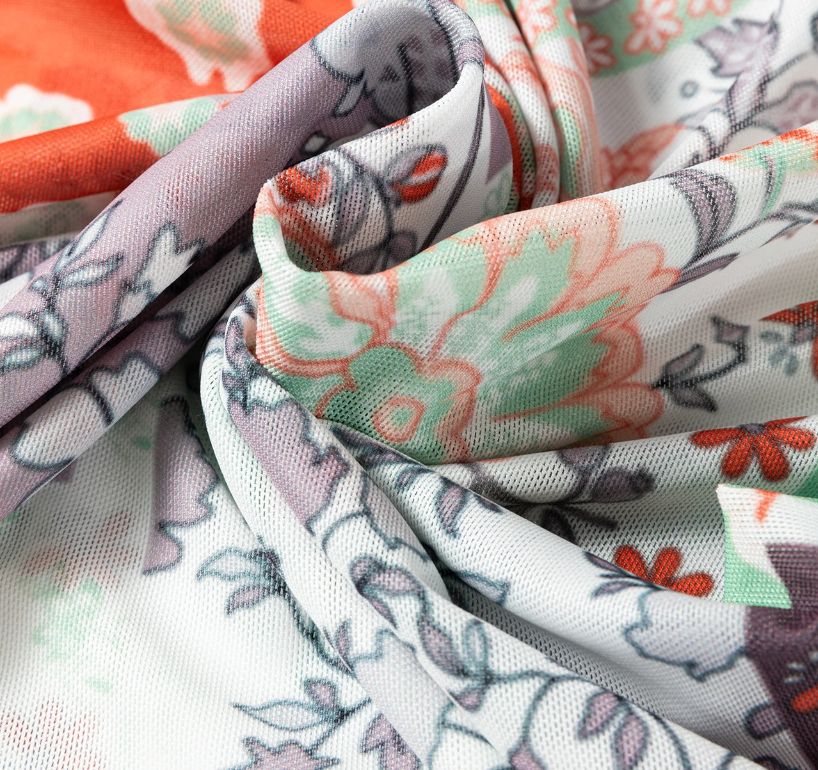 Mixed Floral Patchwork Mesh MULTI