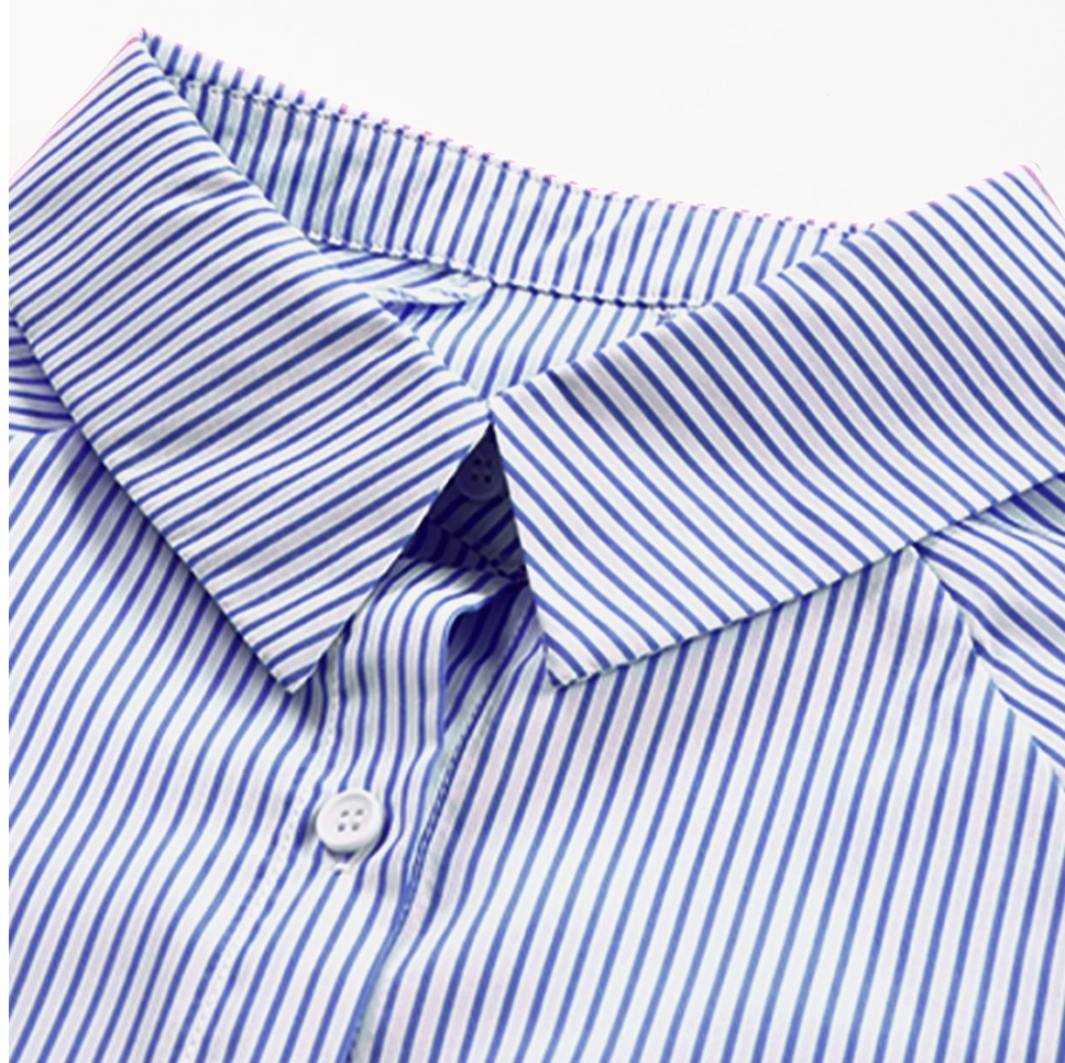 Coastal Boyfriend Stripe COBALT