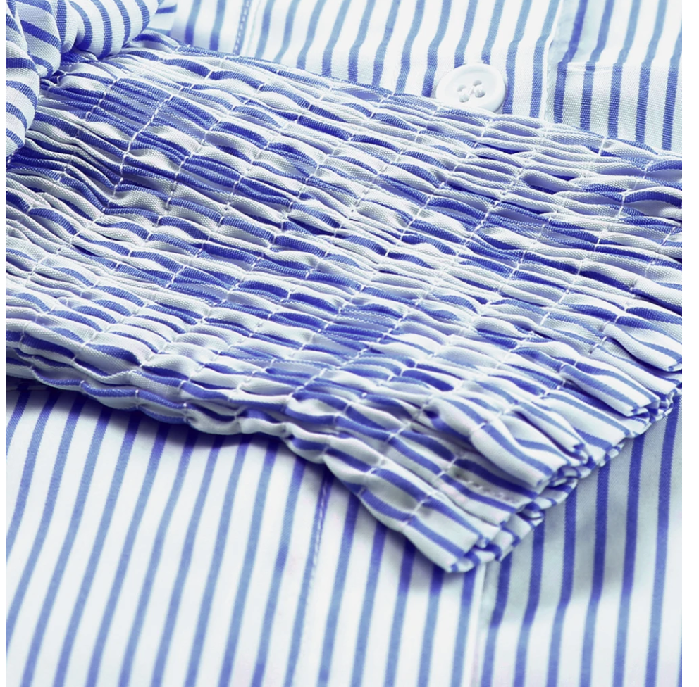 Coastal Boyfriend Stripe COBALT