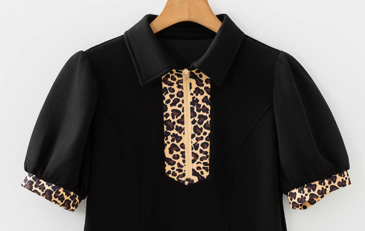 Unapologetic Leopard Dress BLACK