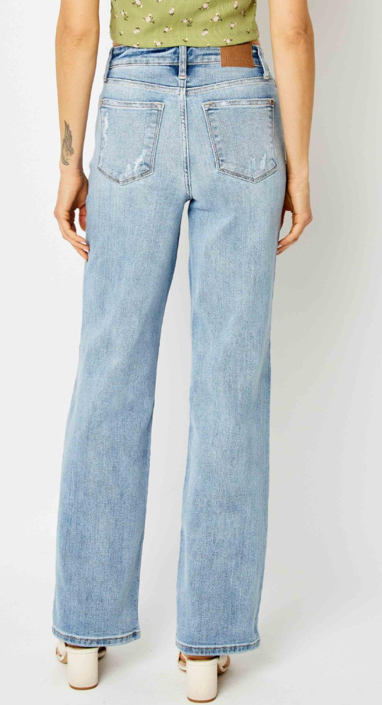 JUDY BLUE Straight Leg HR 32"