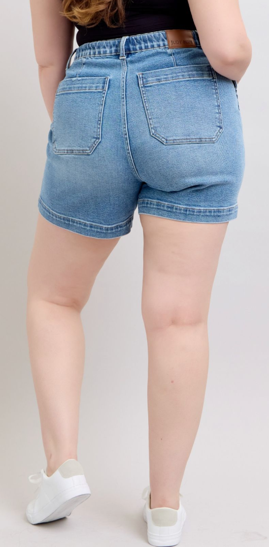 JUDY BLUE HR Jogger Shorts 5.5"