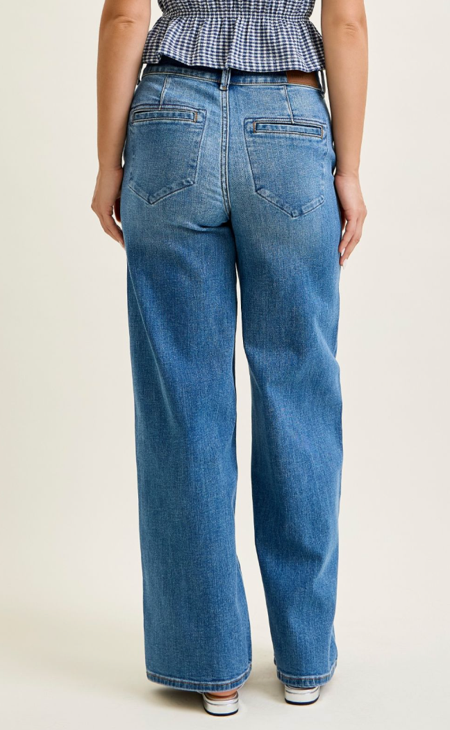 JUDY BLUE Column Trouser HR 32"