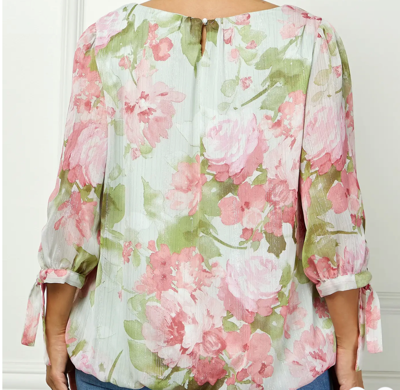 Garden Chiffon Blouse BLUSH