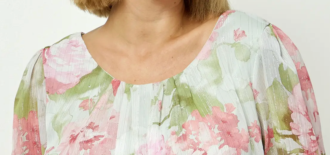 Garden Chiffon Blouse BLUSH