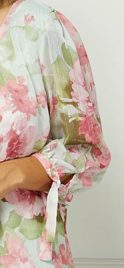 Garden Chiffon Blouse BLUSH