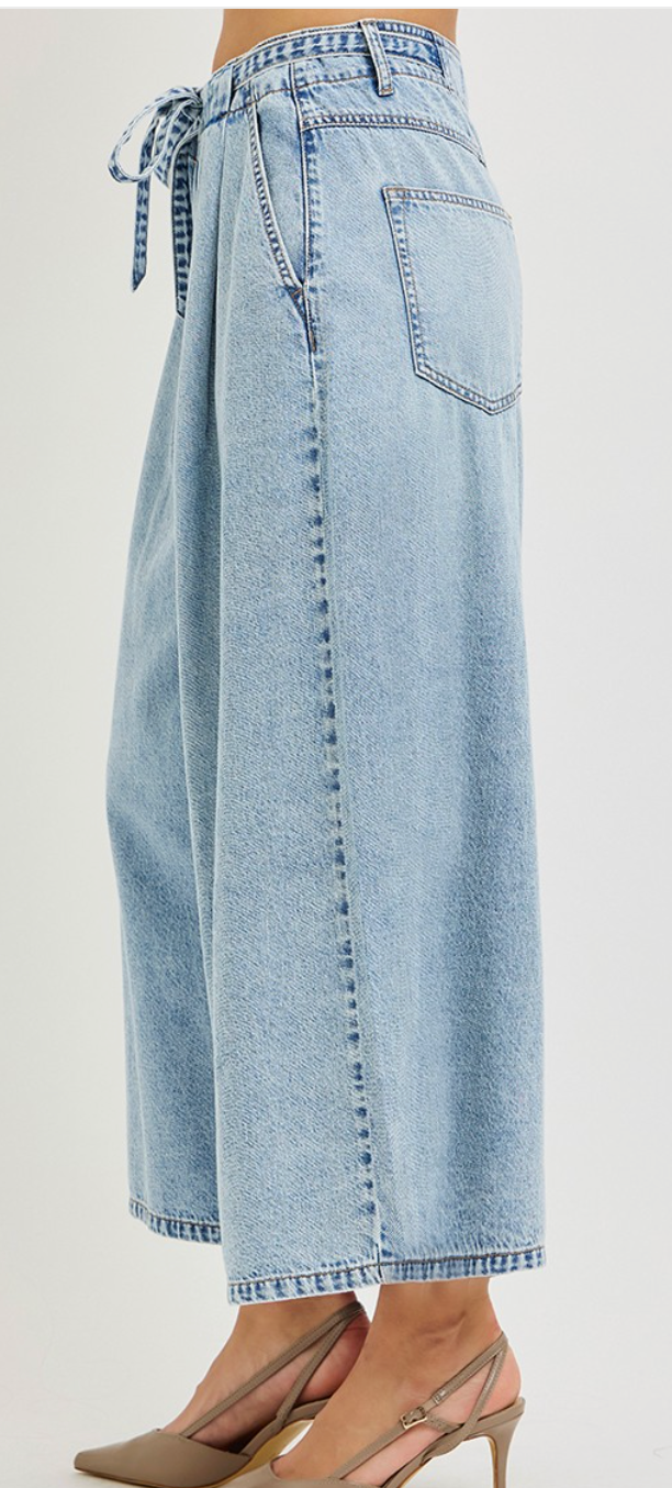 RISEN Slouchy Cropped Wide Leg HR 23.5"