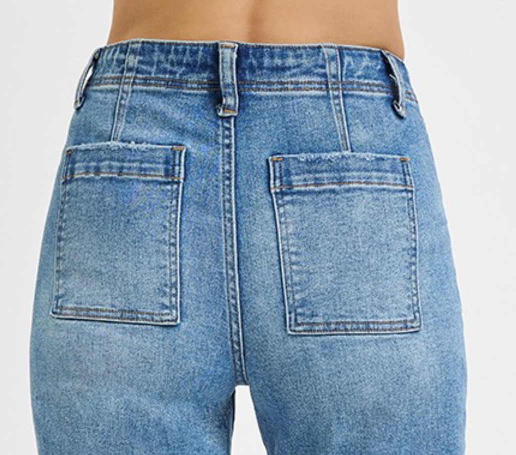 RISEN Ankle Flare Patch Pocket HR 28"
