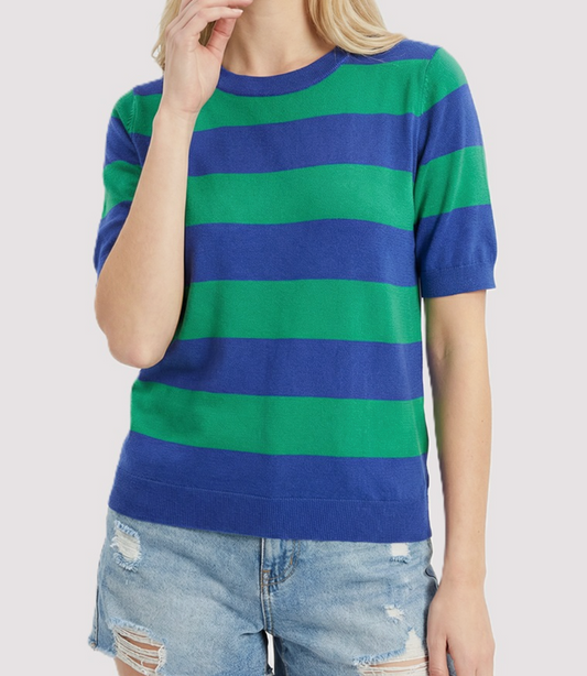 Varsity Rugby Knit Top ROYAL