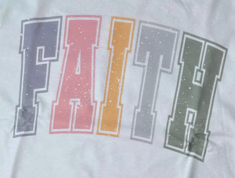 Faith Graphic Tee WHITE