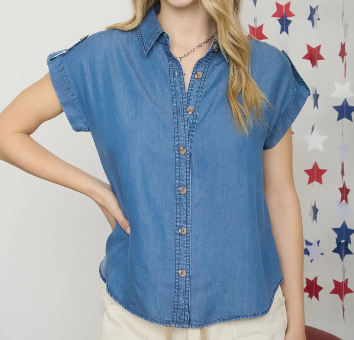 Everyday Chambray Button Down