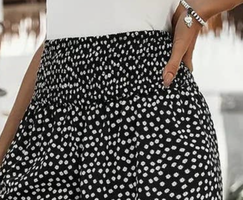 Graceful Flow Palazzo Pants BLACK