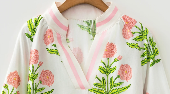 Garden Collared Blouse WHITE