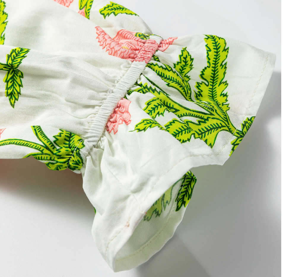 Garden Collared Blouse WHITE