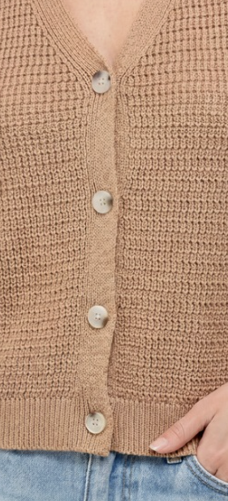Willow Sweater Vest TAUPE