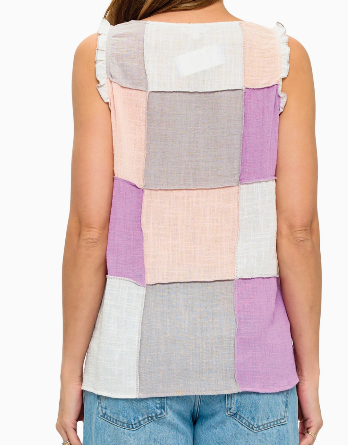 Boho Breeze Patchwork Tank MULTI