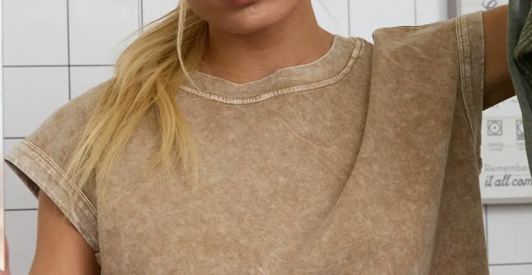 Lived~In Luxe Tee MUSHROOM