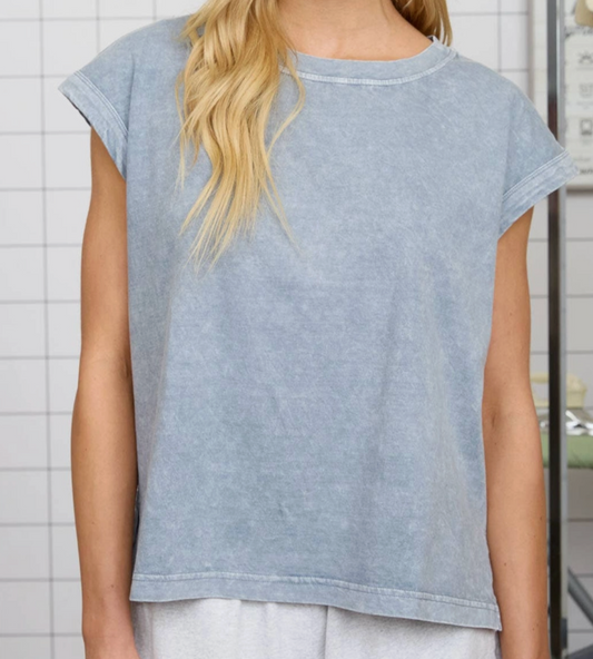 Lived~In Luxe Tee SKY