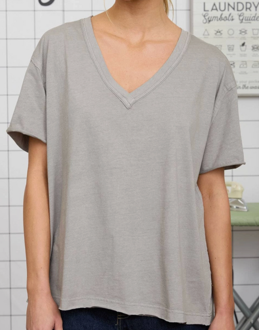 Vintage Wash Essential Tee GRAY