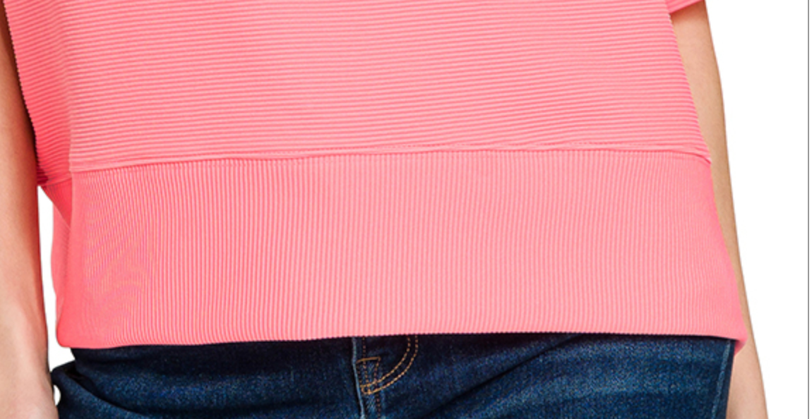 Effortless Ribbed Tee PINK
