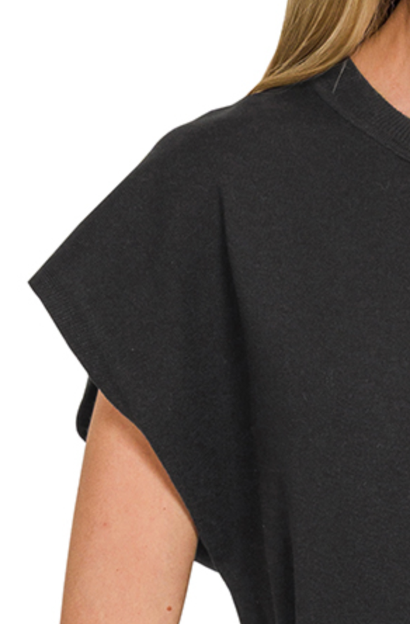 The Refined Essential Sweater BLACK