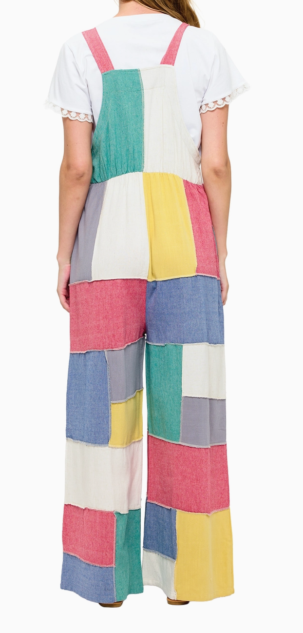 Free Spirit Patchwork Jumpsuit MULTI