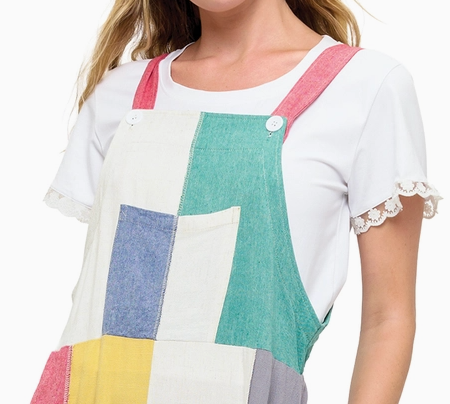 Free Spirit Patchwork Jumpsuit MULTI