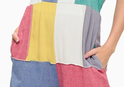 Free Spirit Patchwork Jumpsuit MULTI