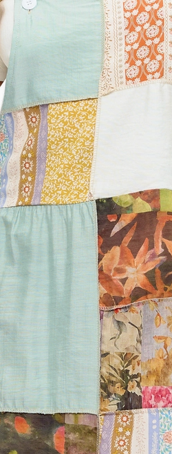 Wanderlust Pocket Patchwork Dress