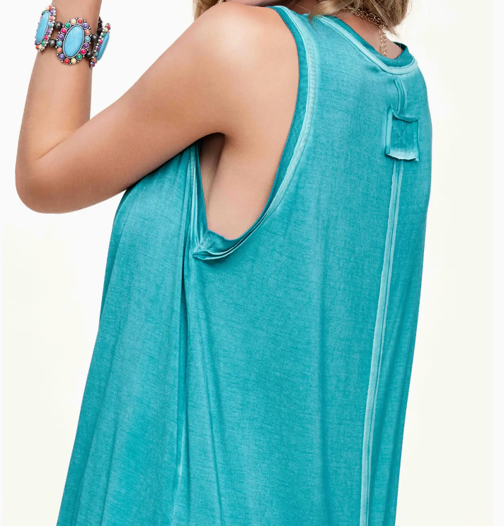 The Grab & Go Tank TURQUOISE