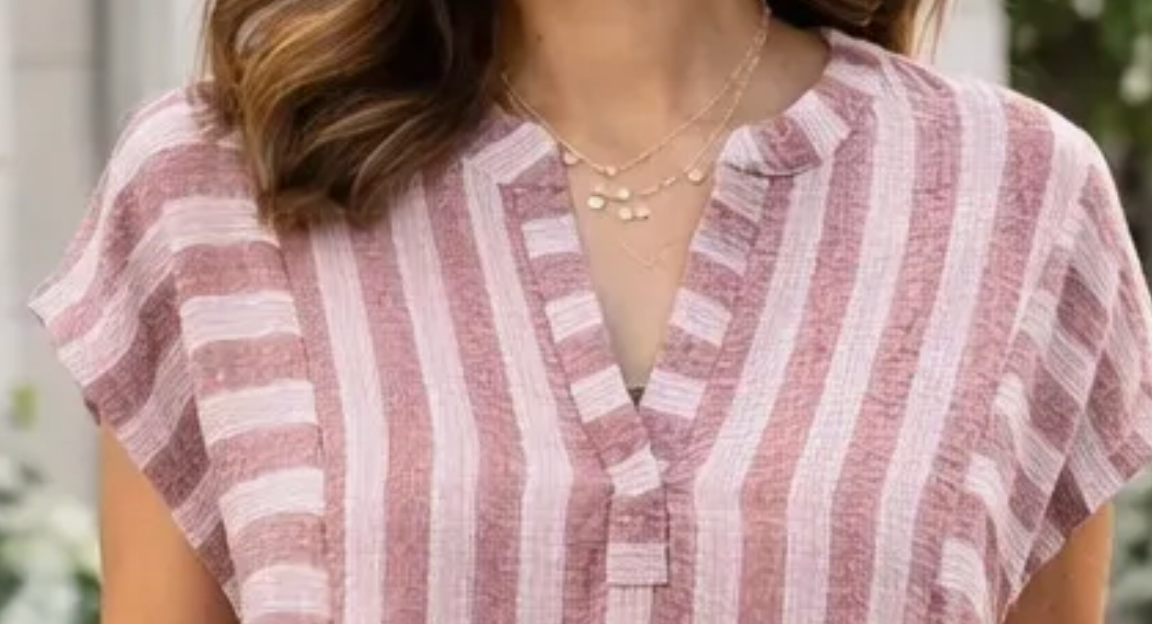 Soft Stripe Serenity BLUSH