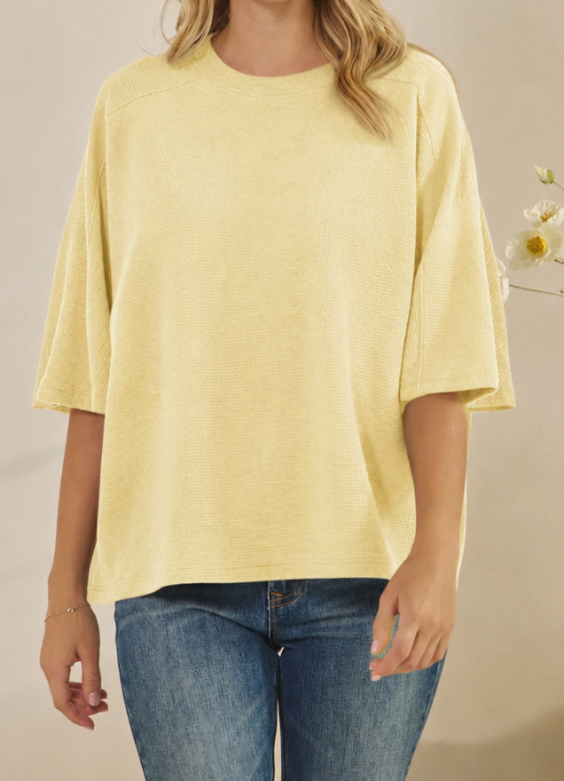 Sunny Days Cloud Knit YELLOW