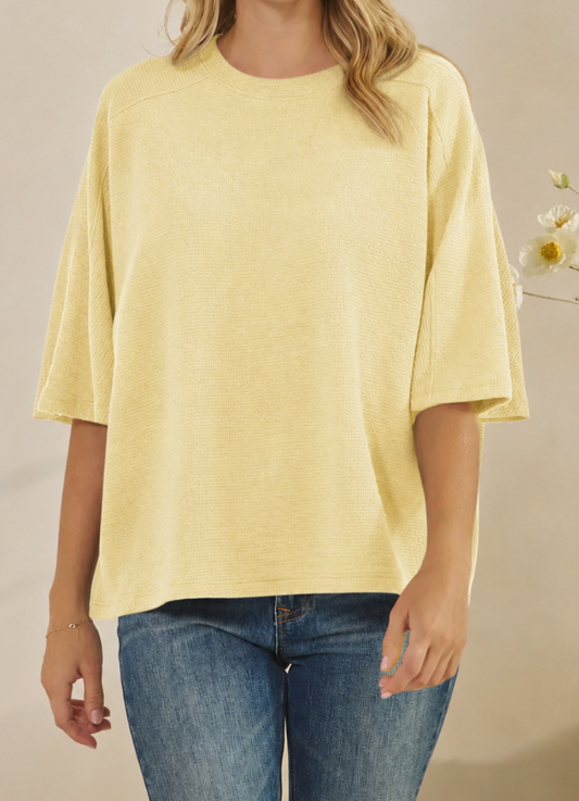 Sunny Days Cloud Knit YELLOW