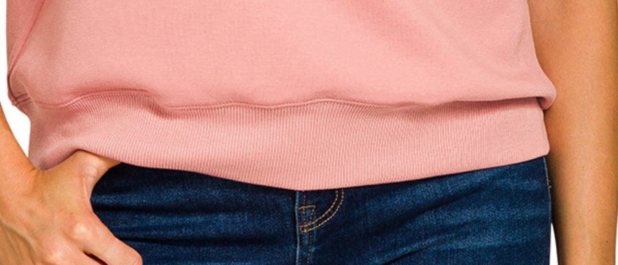 Effortless Luxe Scuba Pullover BLUSH