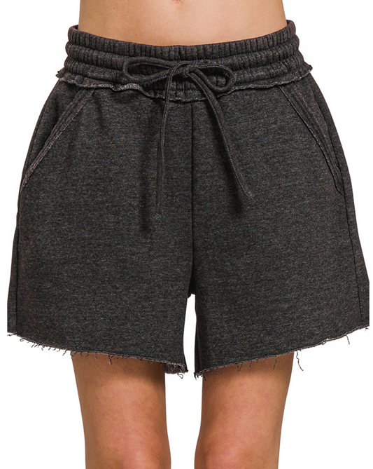 Relax & Repeat Lounge Shorts 4' BLACK