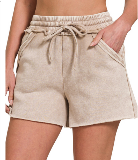 Relax & Repeat Lounge Shorts 4' MOCHA