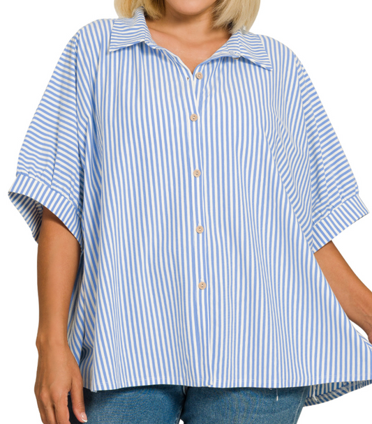 PS Effortlessly Chic Stripe Shirt CONEFLOWER