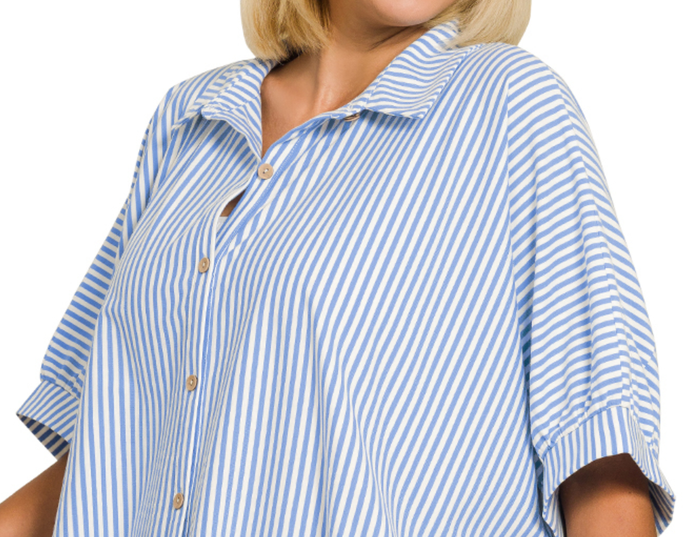 PS Effortlessly Chic Stripe Shirt CONEFLOWER
