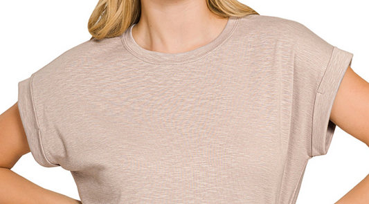 Modal Slub Tee MOCHA