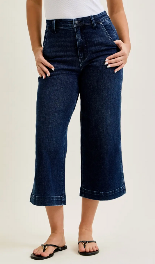 JUDY BLUE Trouser Ankle HR  27.5"
