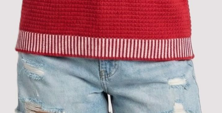 Firecracker Waffle Knit Tank RED