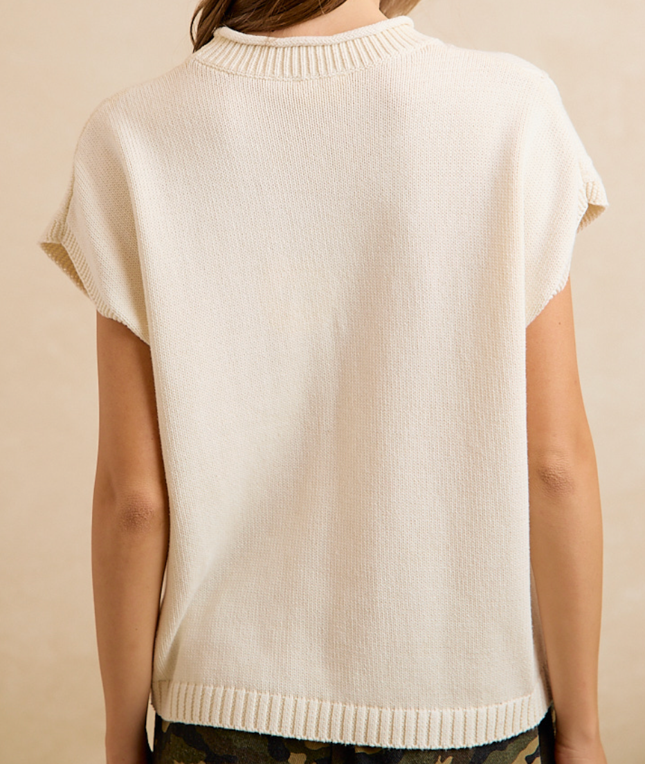 Timeless Texture Sweater IVORY