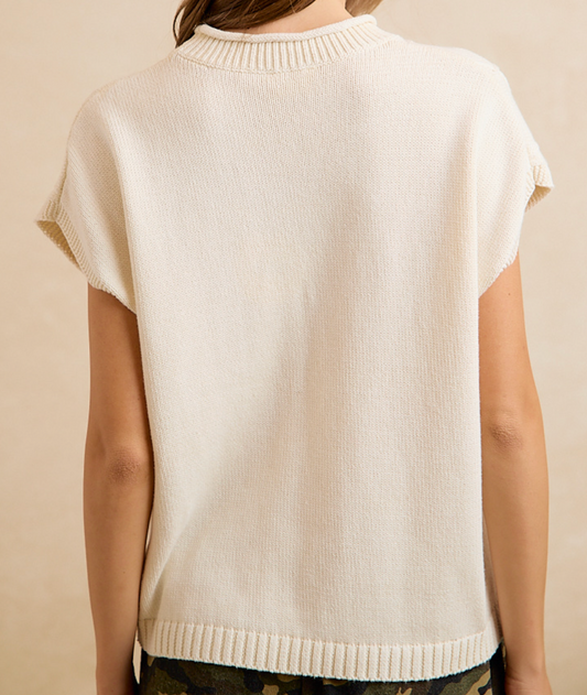 Timeless Texture Sweater IVORY