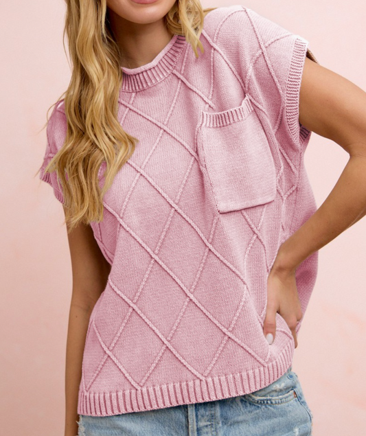 Timeless Texture Sweater BLUSH
