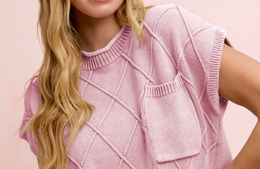 Timeless Texture Sweater BLUSH
